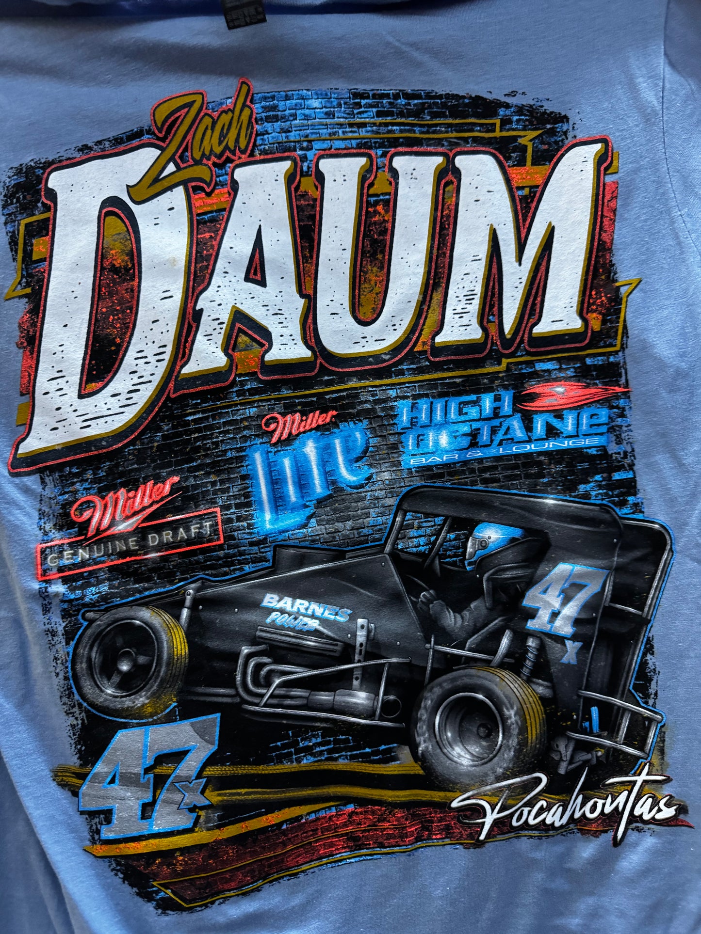 Dive Bars & Race Cars Tee - Miller Lite