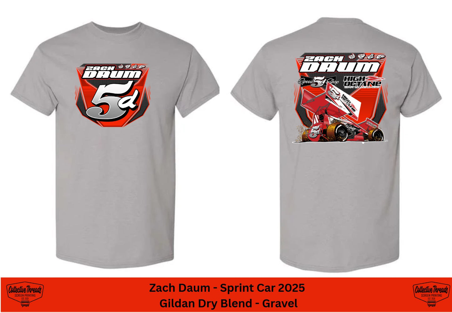 2025 Zach Daum Sprint Car T-Shirt