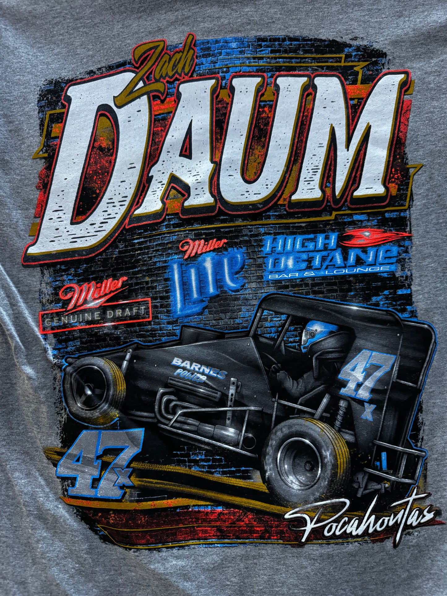 Dive Bars & Race Cars Tee - Miller Lite